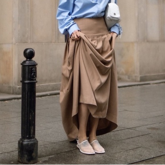 Zara mesh flats  size 38  unwarn new with tags white - Picture 3 of 3